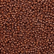 Miyuki seed beads 15/0 - Duracoat opaque cognac brown 15-4492